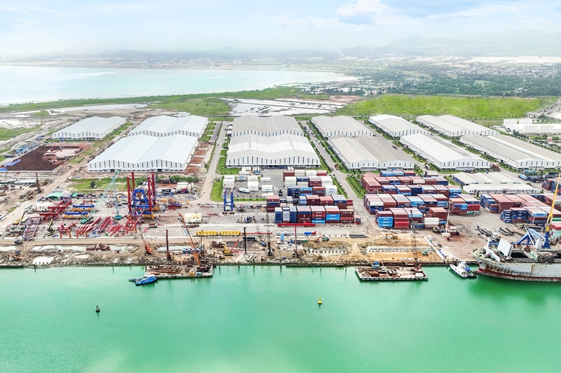 port construction in vietnam - chu lai port construction project - quang nam province - vietnam