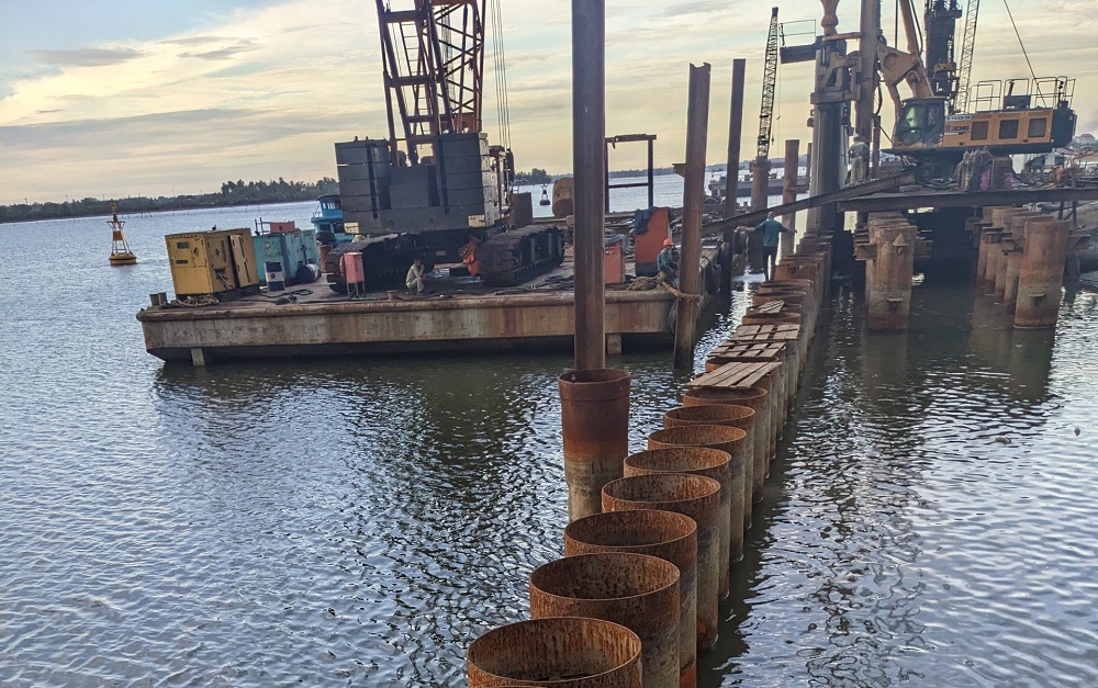 port construction in vietnam - my thuy port construction project - quang tri province - vietnam