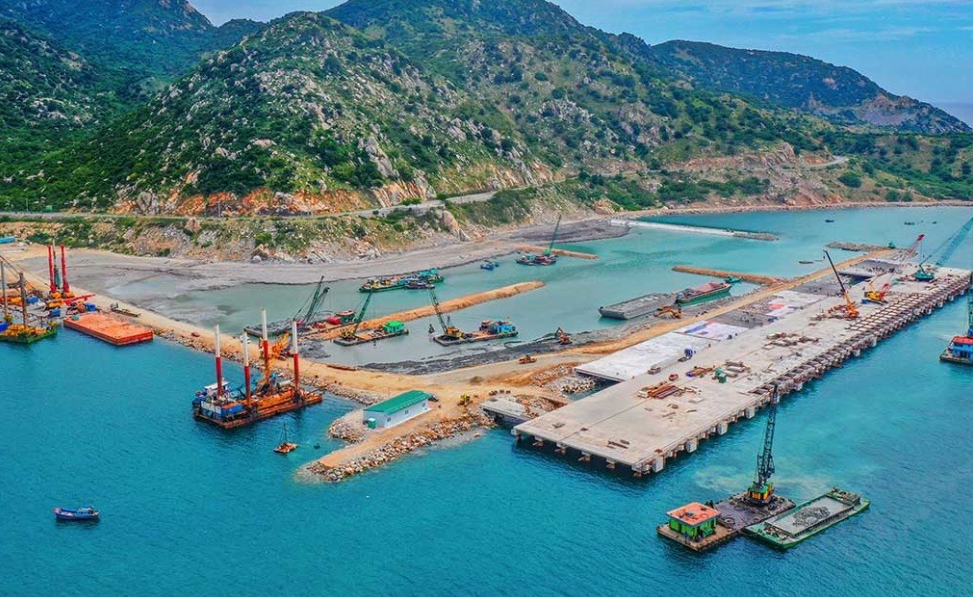port construction in vietnam - trung nam ca na port construction project - ninh thuan province - vietnam