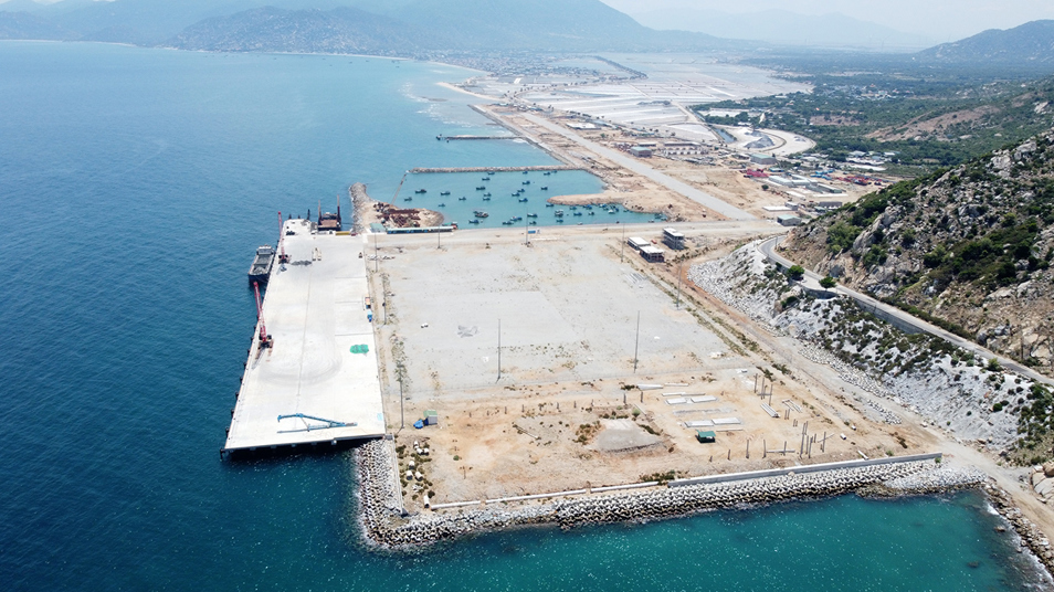 port construction in vietnam - trung nam ca na port construction project - ninh thuan province - vietnam