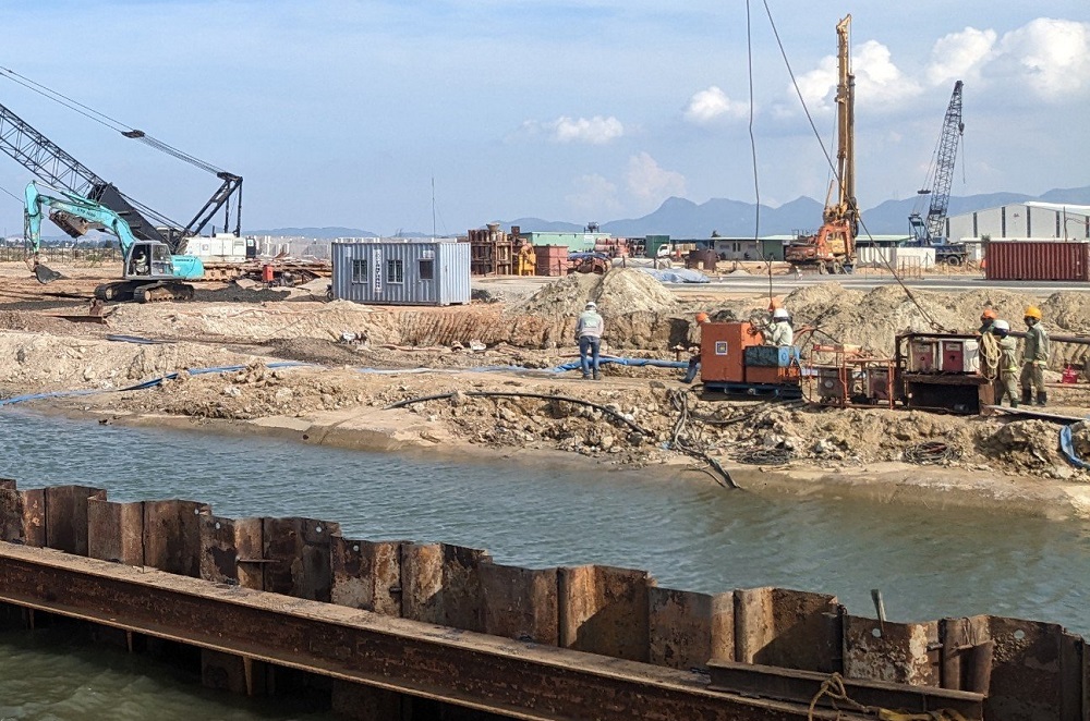 port construction in vietnam - van phong port construction project - khanh hoa province - vietnam