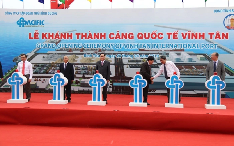 port construction in vietnam - vinh tan port construction project - binh thuan province - vietnam