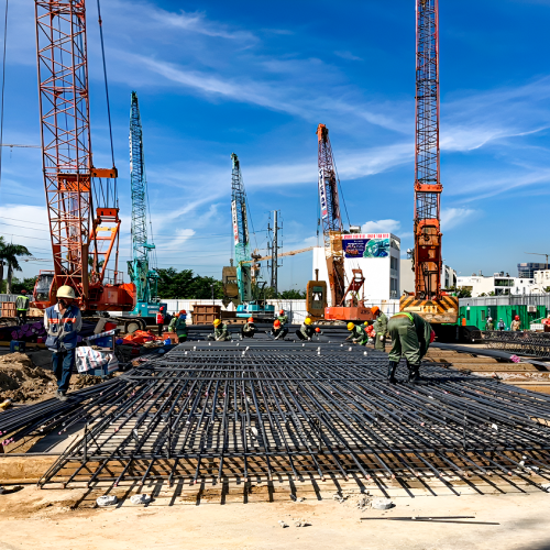 The construction project of Sunshine City Saigon apartment, District 7, HCMC